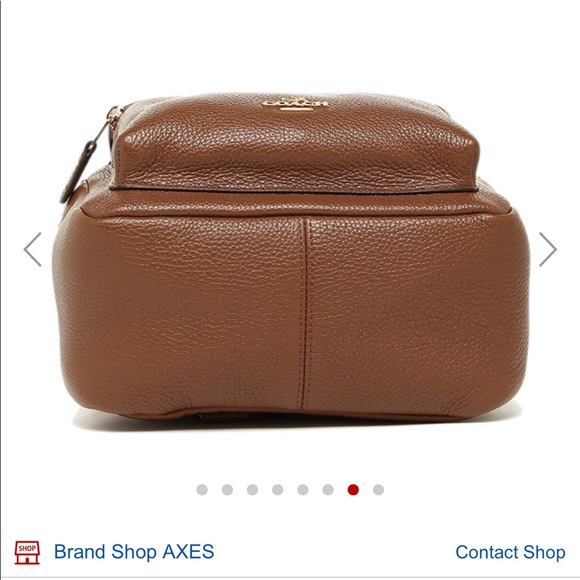 Coach brown small backpack - Picture 6 of 8